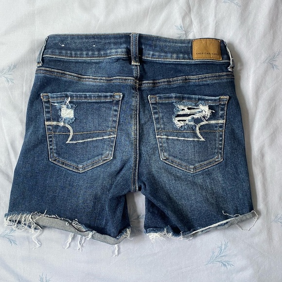 American Eagle Outfitters Women's Blue Denim Shorts - Picture 10 of 10